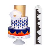 FLAME/FIRE BORDER STENCIL